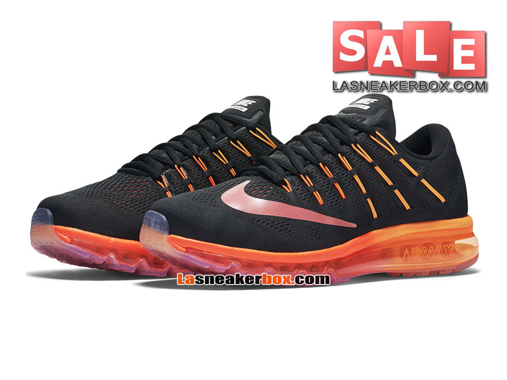... Nike Air Max 2016 - Chaussure Nike Running Pas Cher Pour Homme Noir/Rouge noble ...